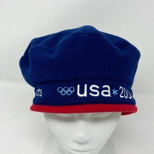 Roots 2002 USA Olympic Team Fleece Beret Cap
